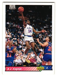 1992 Upper Deck #208 A.J. English