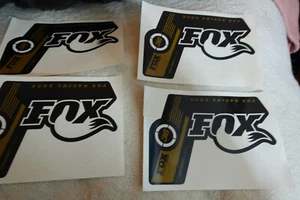4 Fox Racing Shox Decals stickers **  note  all face same direction**  dclobx1 - Picture 1 of 6