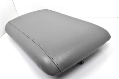 2003-2006 Ford Expedition Center Console Gray Leather Armrest Lid Cover OEM - Imagem 1 de 4