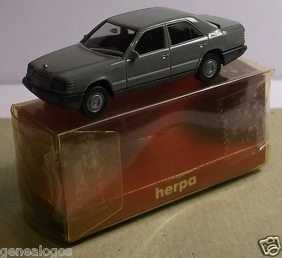 Micro Herpa Ho 1/87 Mercedes Benz 300 E Verde Grigio IN Box - Immagine 1 di 3