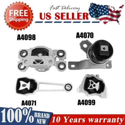 4X MONTAJE DE PUNTAL DE TRANSMISIÓN Y PAR MOTOR PARA VOLVO S60 S80 V70 XC60 XC70 2007-2016 Foto 1 de 4