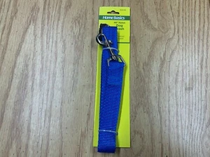 NUOVO GUINZAGLIO PER CANI 48 POLLICI NYLON BLU RESISTENTE CASA BASIC - Foto 1 di 3