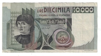 ITALY 1976, 10000 LINE DEL CASTAGNO P#106. - Image 1 of 2