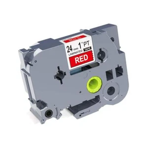 4PK White on Red Label Tape TZ455 TZe-455 Compatible For Brother P-Touch 24mm*8m - Picture 1 of 6