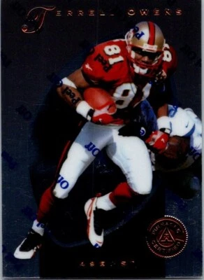 1997 Pinnacle Certified #27 Terrell Owens Football San Francisco 49ers 2nd Year - Image 1 of 2