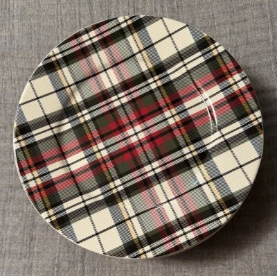 Juego de 4 platos de ensalada a cuadros Pottery Barn Denver Foto 1 de 4