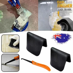 1/2PCS Caulking Finisher Grout Scraper Hand Caulk Tool Sealant Finishing Tools - Picture 1 of 15