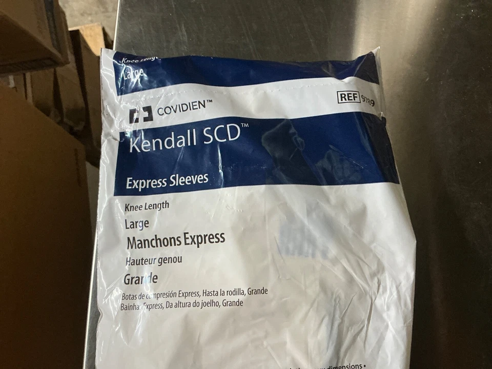 Covidien Kendall SCD 9789 Compression Sleeve, Knee Length, Large, 1pc