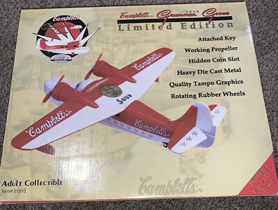 Gearbox, 1938 Grumman Goose, Campbell Soup Bank Plane, Limited Edition New! KL1 - Image 1 of 3