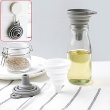 Kitchen Tool Silicone Collapsible Style Mini Foldable Folding Portable F^H5