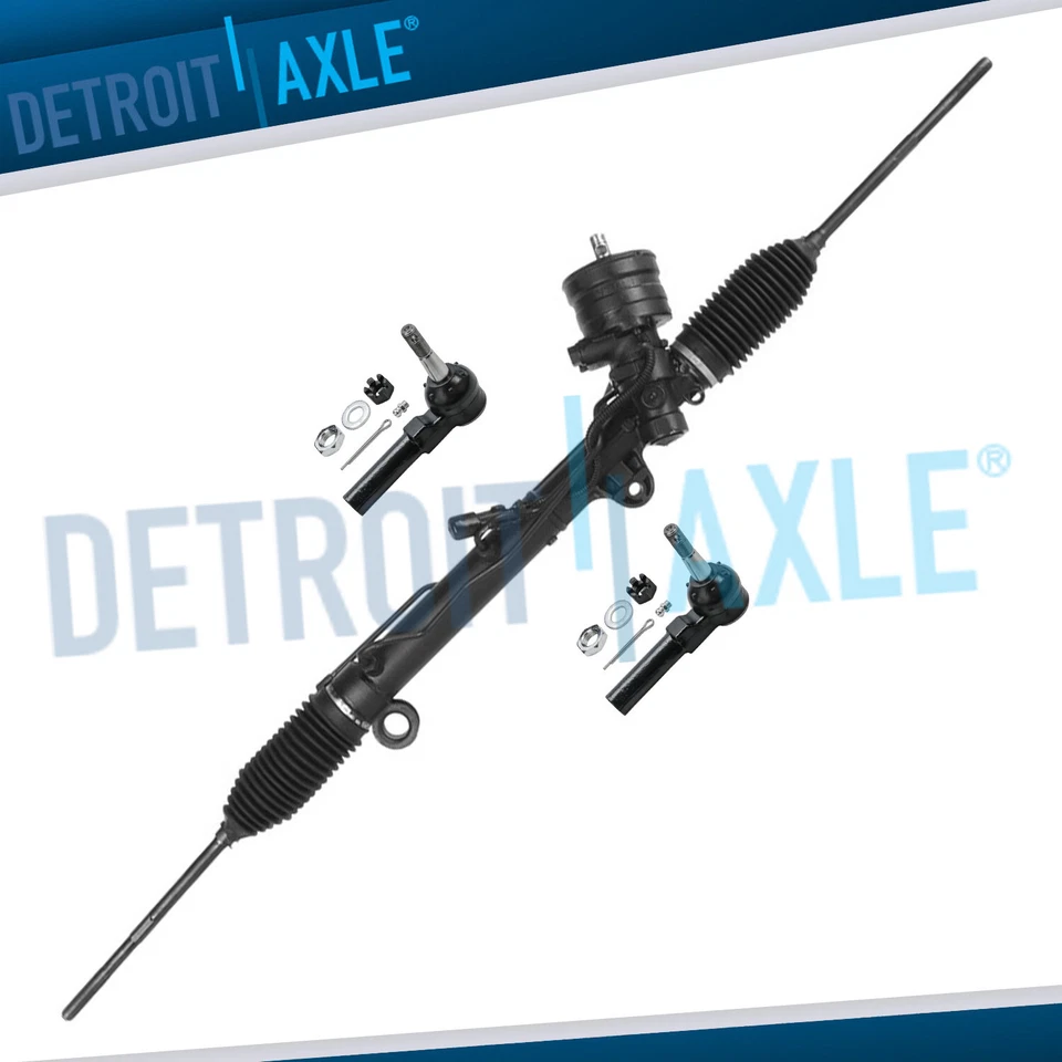 Barra de amarre exterior de piñón y cremallera de dirección asistida para Buick Century Regal Pontiac Foto 1 de 4