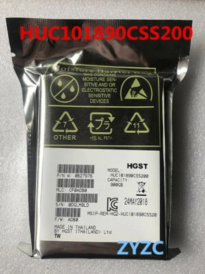 H.G.S.T Tested 900GB 10K SAS 2.5 12Gb/s Server Hard Drive HUC101890CSS200 - Image 1 of 4