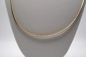 2-Tone 10K White & Yellow Gold Necklace. 8.2 Grams. Size 16 - Picture 1 of 7