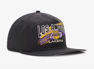 New Era 9Fifty Los Angeles Lakers Nylon Golfer Black Snapback Hat - Bild 1 von 4
