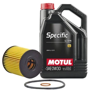 5L Motul SPECIFIC LL-12 FE 0W30 Wix Filter Motor Oil Change Kit API SN - Picture 1 of 1