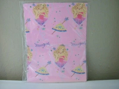 VTG AMERICAN GREETINGS ONE SHEET GIFT WRAPPING PAPER (PRINCESS JEWEL) SEALED - Image 1 of 3