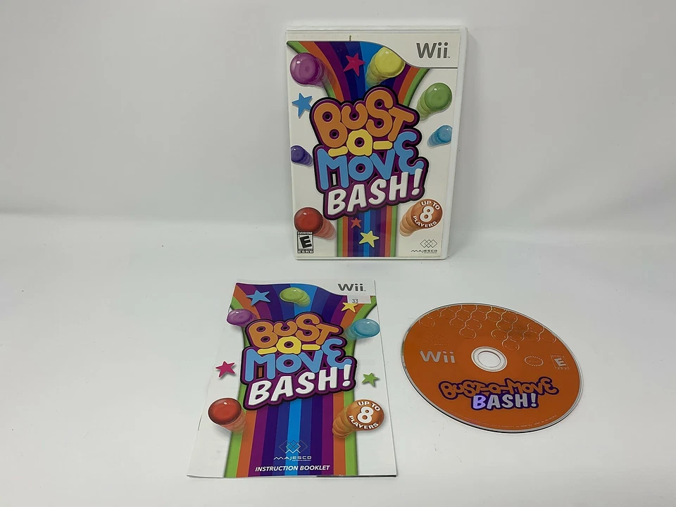 Bust-A-Move Bash! - Nintendo Wii (works on Wii-U) Complete in box - Image 1 of 1