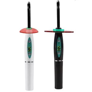 Dental LED Curing Light Lamp Cordless Resin Cure 5W 2000MW LA400 black/ white US - Picture 1 of 41