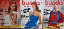 BURDA MODEN - 3 RIVISTE + CARTAMODELLI, 1982. RARE***