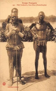 Congo Brazzaville - Chief Lindjombe, Pomo race, upper Sangha river - Publ. J. Au - Picture 1 of 2