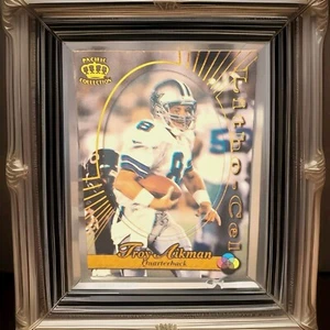 Troy Aikman 1996 VERY RARE (GOLD) Pacific Litho-Cel  - Picture 1 of 7