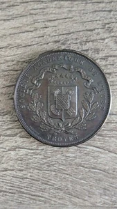Médaille Société Académique Aube Troyes Argent 60 gr Poinçon Ancienne Collection - Bild 1 von 4