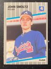 John Smoltz 1989 Fleer Rookie Card #602 Atlanta Braves MLB HOF RC Free Shipping