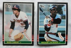 1985 Donruss California Angels Baseball Card Pick one