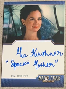 STAR TREK DISCOVERY AUTOGRAPH MIA KIRSHNER - Picture 1 of 1