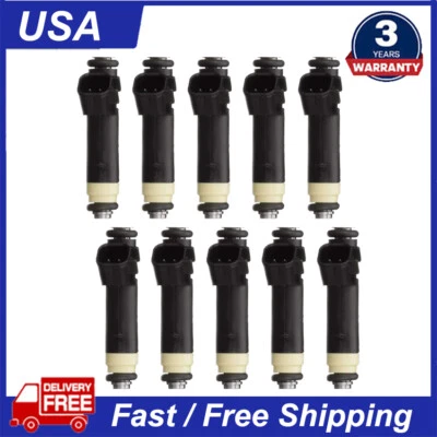10Pcs Fuel Injectors FJ931 For 2005-2016 Ford F-450 F-550 2005-2010 F-250 F-350  - Imagem 1 de 4