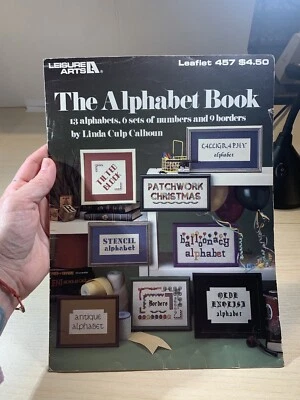 Leisure Arts: The Alphabet Book  (1986) Leaflet 457 - Image 1 of 2