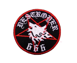 DESTROYER 666 Patch EMBROIDEREDIron/sew on Patch | Black Metal - Picture 1 of 2