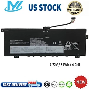 L18M4PE0 L18L4PE0 Battery For Lenovo Yoga C740-14IML 5B10W67296 5B10U40209 51Wh - Picture 1 of 12