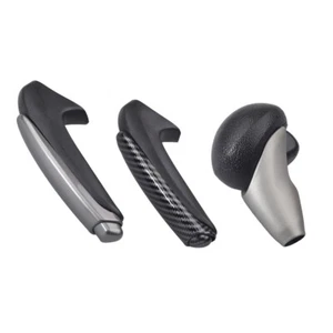 For Honda Civic 2006 2007 2008-2011 Gear Shift Knob Shifter Brake Handle Cover - Bild 1 von 25