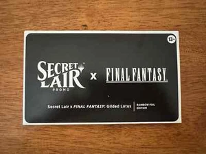 🌟 MTG Secret Lair x Final Fantasy Gilded Lotus FOIL Promo - Picture 1 of 3