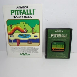 Atari 2600 Pitfall Spiel und Handbuch getestet - Bild 1 von 3