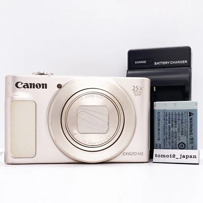 Canon PowerShot SX620 HS White 20.2MP 25x zoom Optical Zoom Digital From Japan - Image 1 of 4