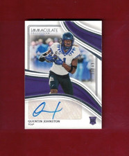 2023 PANINI IMMACULATE COLLEGIATE Quentin Johnston AUTOGRAPH AUTO Rookie RC /49
