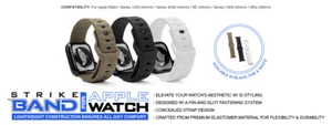 Strike Industries - Strike Band For Apple Watch - Black, FDE or White # SI-IBAND - Picture 1 of 14