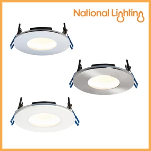 Recessed LED Ceiling Light Fire Rated Spotlight IP65 Dimmable Downlights - Picture 1 of 25