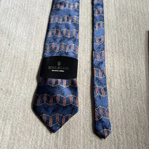 Men’s tie 58” Bill BLASS Black Label 100% Silk NWT - Picture 1 of 6