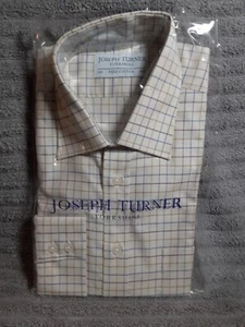 JOSEPH TURNER YORKSHIRE 15.5 33R PURE COTTON SHIRT BRAND NEW SEALED A3 - Picture 1 of 2