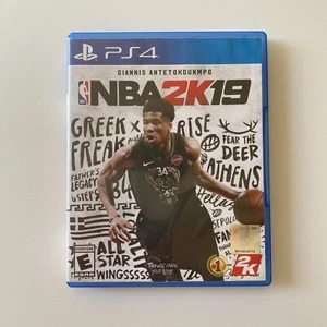 NBA 2K19 Basketball (Sony PlayStation 4, 2018) PS4 complete CIB video game - Picture 1 of 4