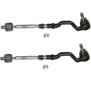 Pair Set of 2 Front Steering Tie Rod End Assemblies Moog for BMW E70 E71 X5 X6 - Picture 1 of 1