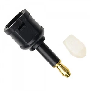 Toslink Optical Female to 3.5mm Male Mini Toslink Plug S/PDIF Adaptor Connector - Picture 1 of 2