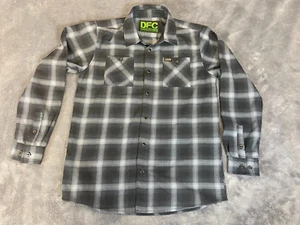 Dixxon Flannel Company Pearl Snap Shirt Youth Xl Langarm schwarz kariert - Bild 1 von 11