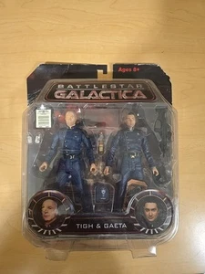 Battlestar Galactica Two Pack Figurines Of Tigh And Gaeta(x1) - Picture 1 of 5