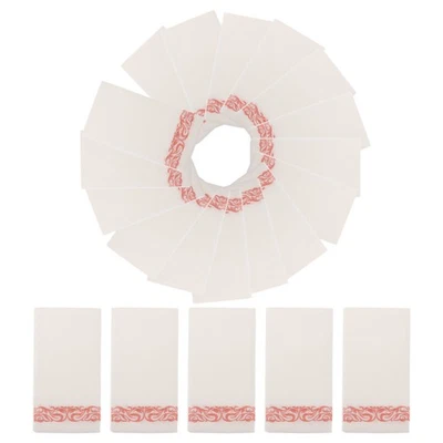  50 Sheets Fazzoletti Per Feste Alimentari Occidentali Tovagliolo Carta Di - Immagine 1 di 4