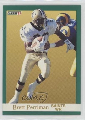 1991 Fleer Brett Perriman #302 - Image 1 of 2