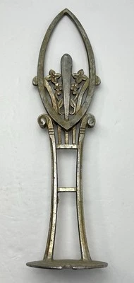 Antique Art Deco 20-30s Cast Iron Poly Chrome Chandelier Part Center Hanger ONLY - Image 1 of 4